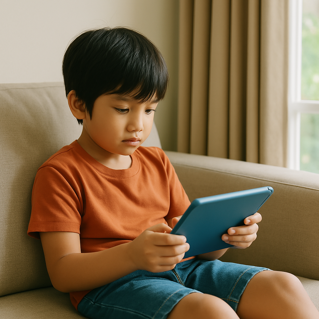 Gambar seorang sedang memainkan HP