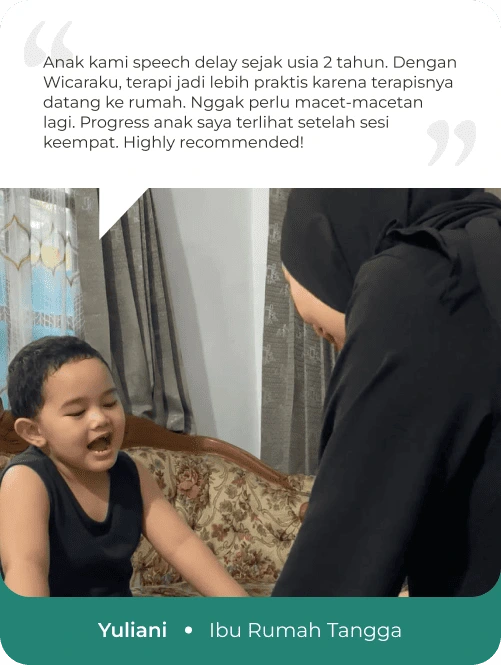 Gambar testimoni pasien anak kecil