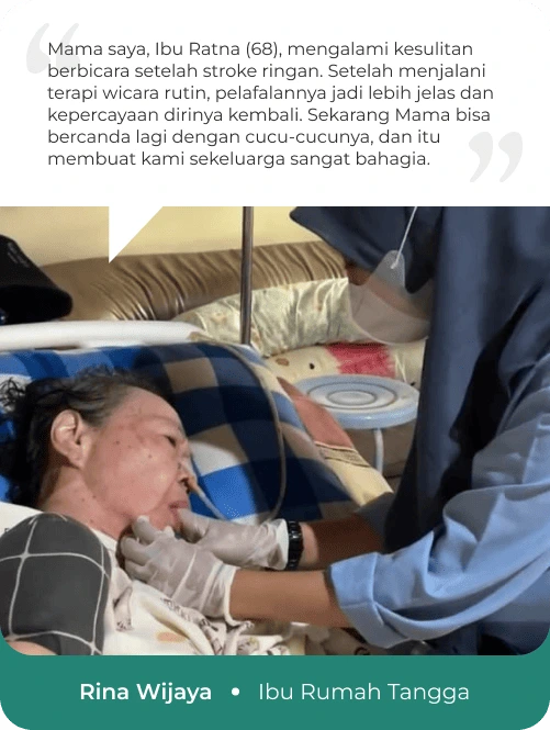 Gambar testimoni pasien dewasa