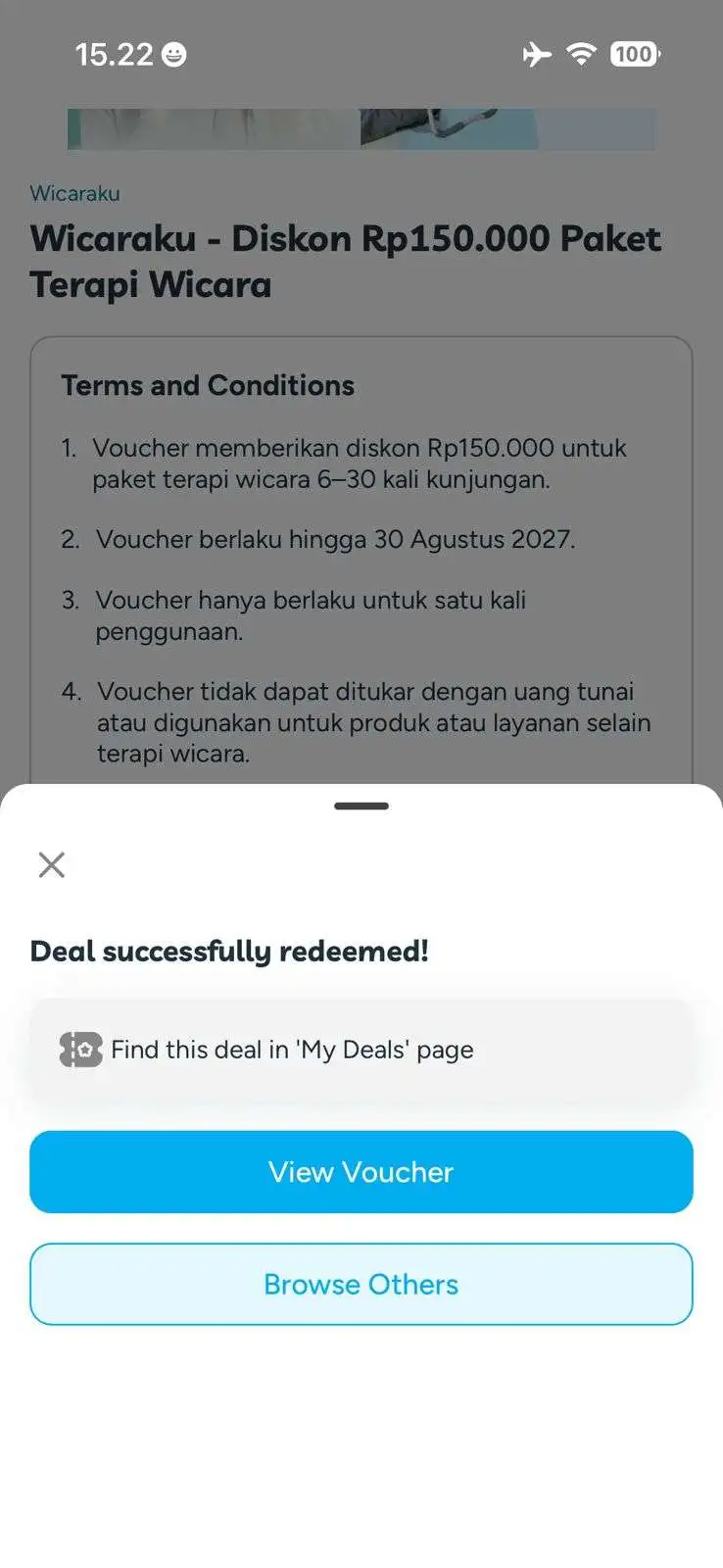 Screenshot langkah 7 view voucher
